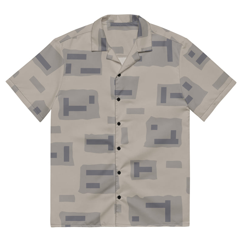 T-Block Desert CAMO Unisex Short-Sleeve Button Shirt - 2XS - Button-Up