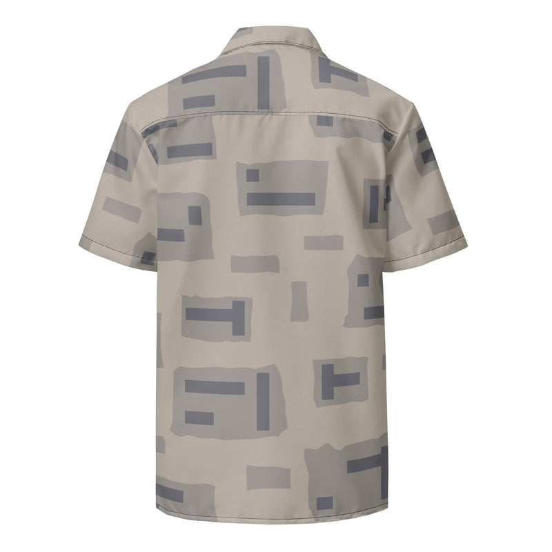 T-Block Desert CAMO Unisex Short-Sleeve Button Shirt - Button-Up