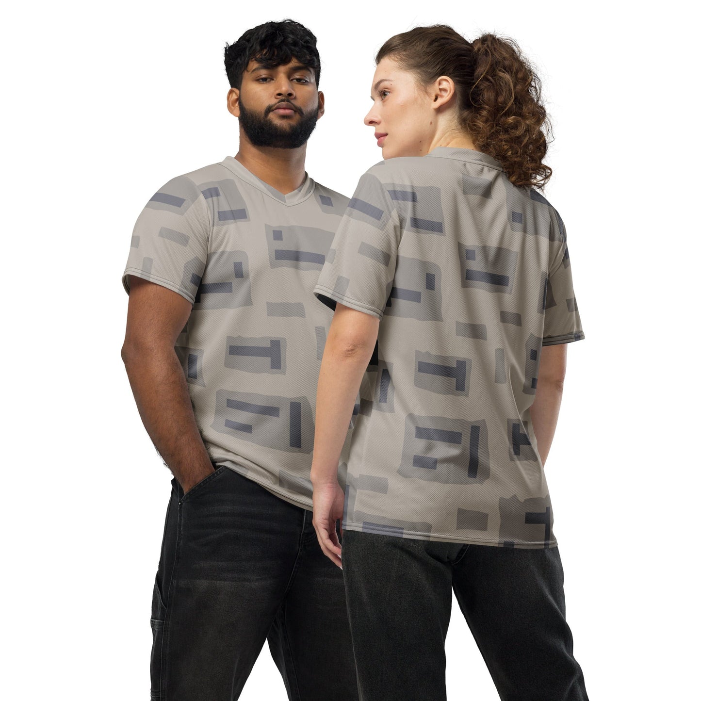 American T-Block Desert CAMO unisex sports jersey - 2XS - Sports Jerseys