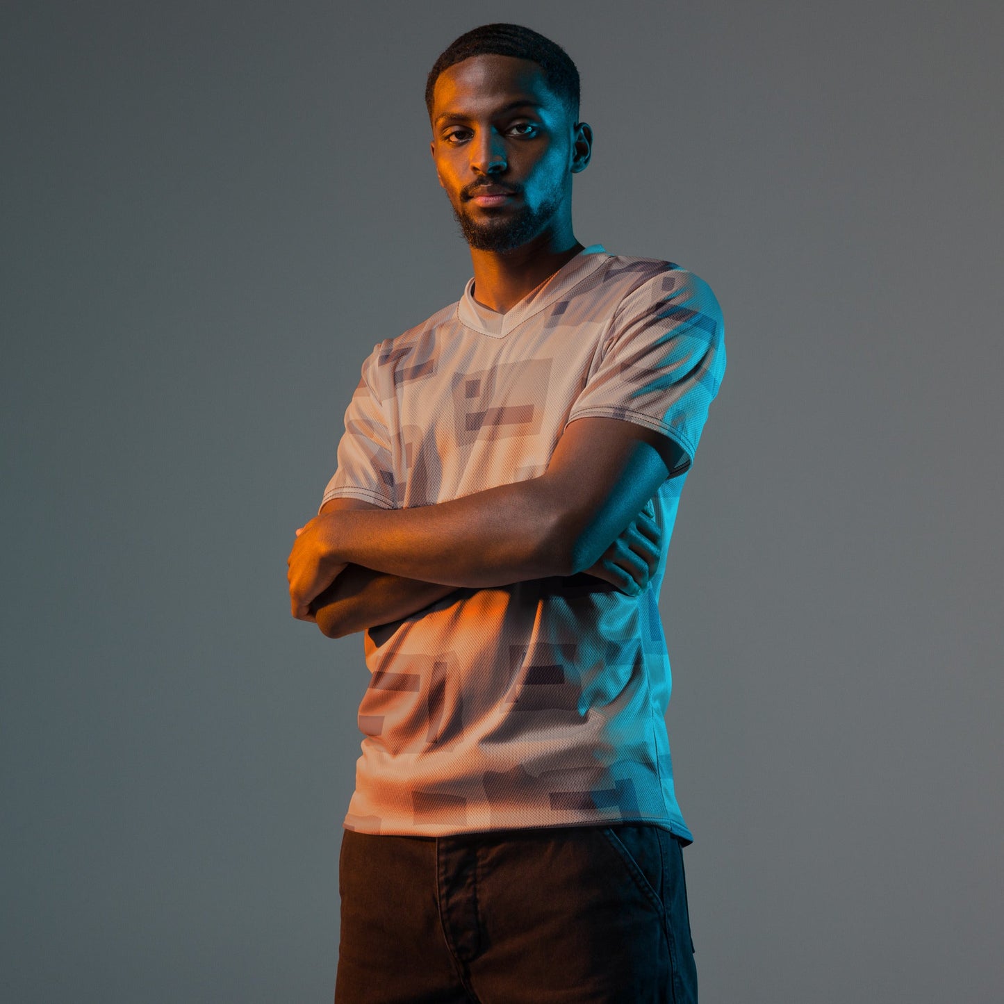 American T-Block Desert CAMO unisex sports jersey - Sports Jerseys