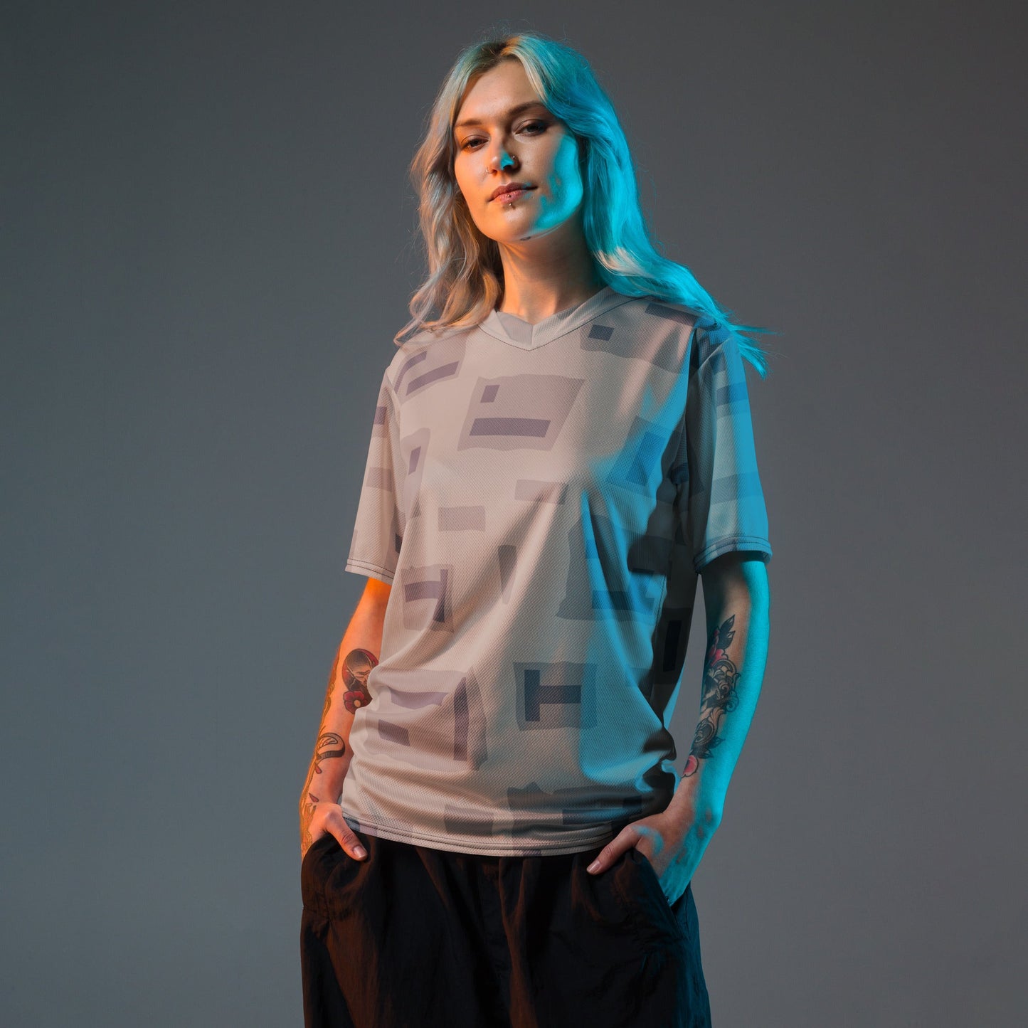 American T-Block Desert CAMO unisex sports jersey - Sports Jerseys