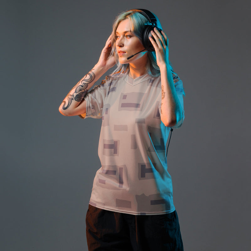 T-Block Desert CAMO Unisex Sports Jersey