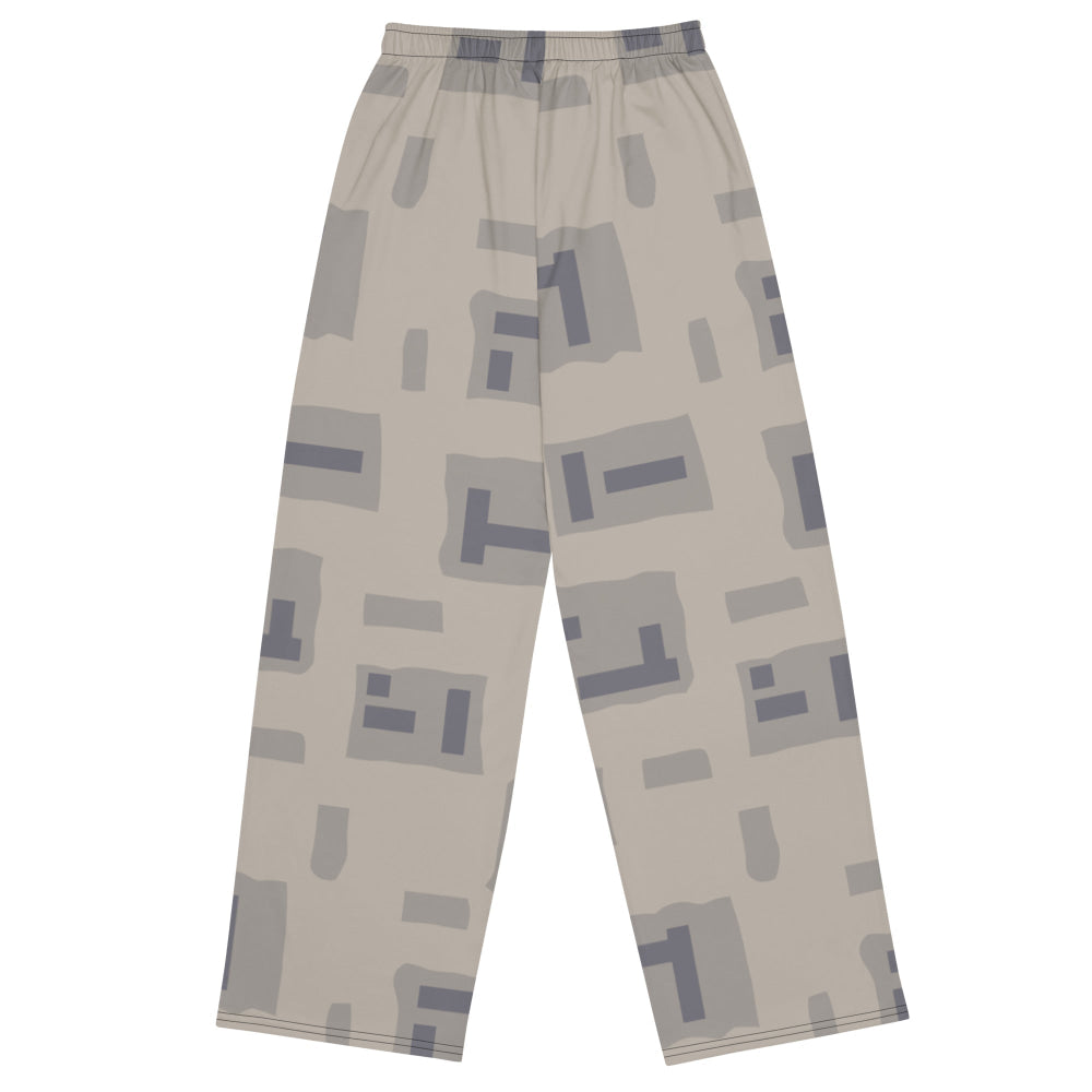 American T-Block Desert CAMO unisex wide-leg pants - Unisex Wide-Leg Pants