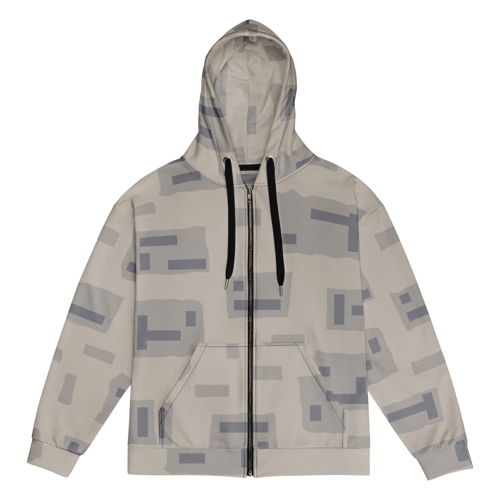 American T-Block Desert CAMO Unisex zip hoodie - 2XS - Zip Hoodie