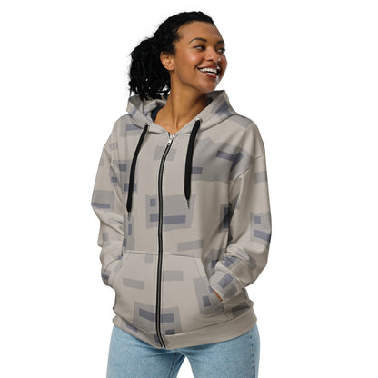 American T-Block Desert CAMO Unisex zip hoodie - Zip Hoodies