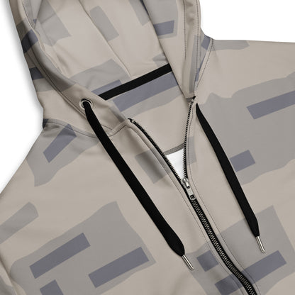 American T-Block Desert CAMO Unisex zip hoodie - Zip Hoodies