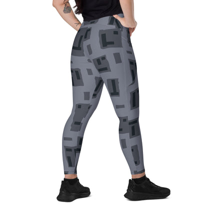 American T-Block Urban CAMO Leggings with pockets - 2XS - Womens With Pockets