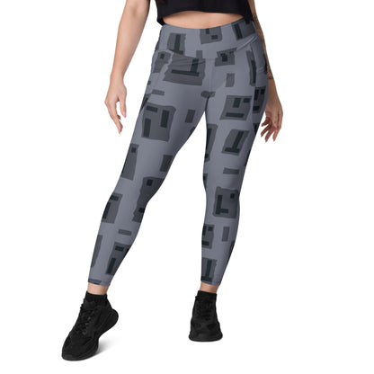 American T-Block Urban CAMO Leggings with pockets - Womens With Pockets