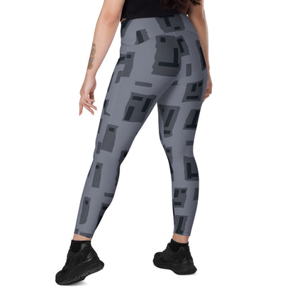 American T-Block Urban CAMO Leggings with pockets - Womens With Pockets