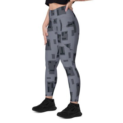 American T-Block Urban CAMO Leggings with pockets - Womens With Pockets