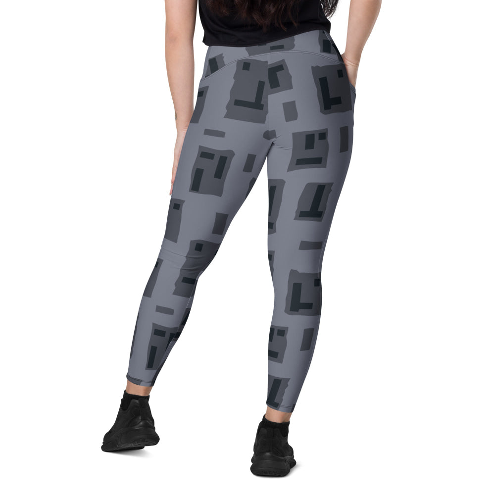 American T-Block Urban CAMO Leggings with pockets - Womens With Pockets