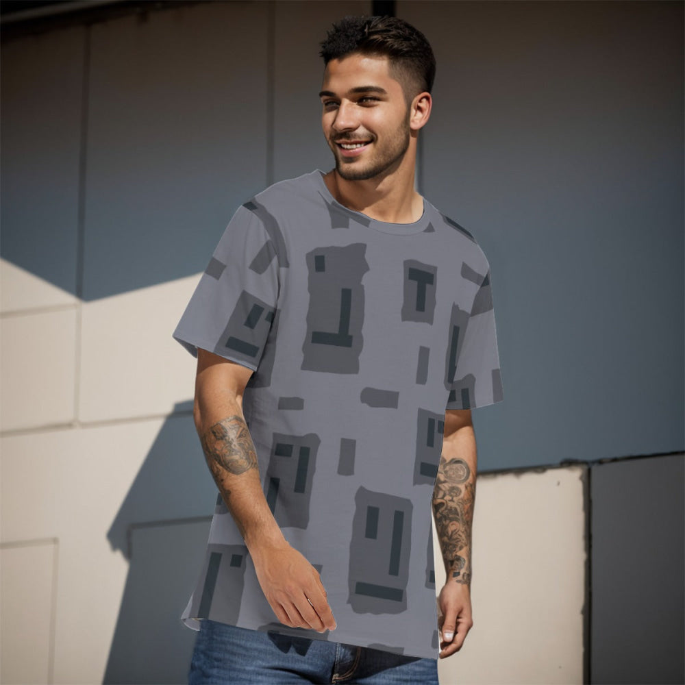 American T-Block Urban CAMO Men’s 100% Cotton T-Shirt - Mens