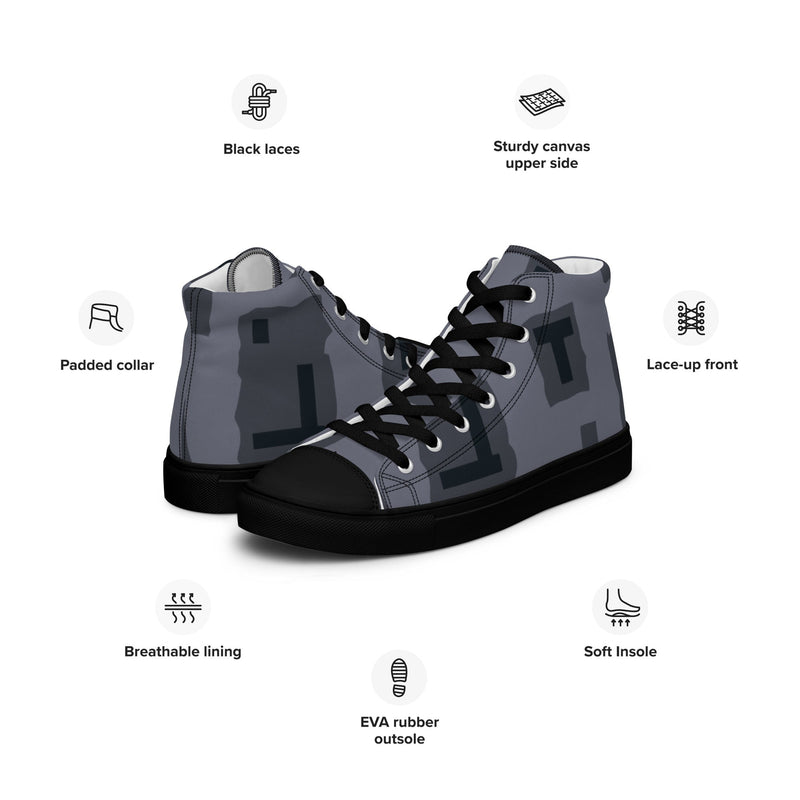 T-Block Urban CAMO Mens High-Top Canvas Shoes