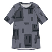 T-Block Urban CAMO Mens Short-Sleeve Rash Guard - 2XS