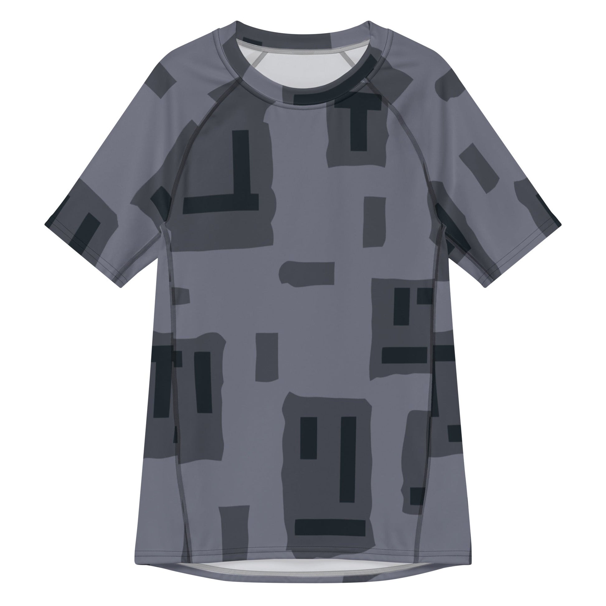 American T-Block Urban CAMO Mens Short-Sleeve Rash Guard - 2XS - Short-sleeve Guards