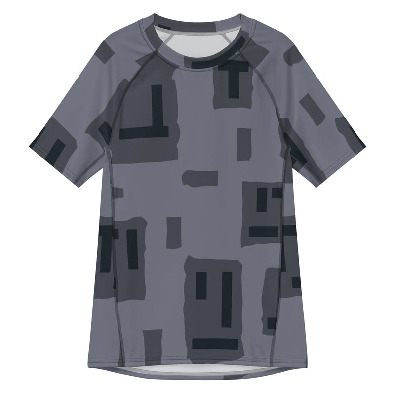 T-Block Urban CAMO Mens Short-Sleeve Rash Guard - 2XS