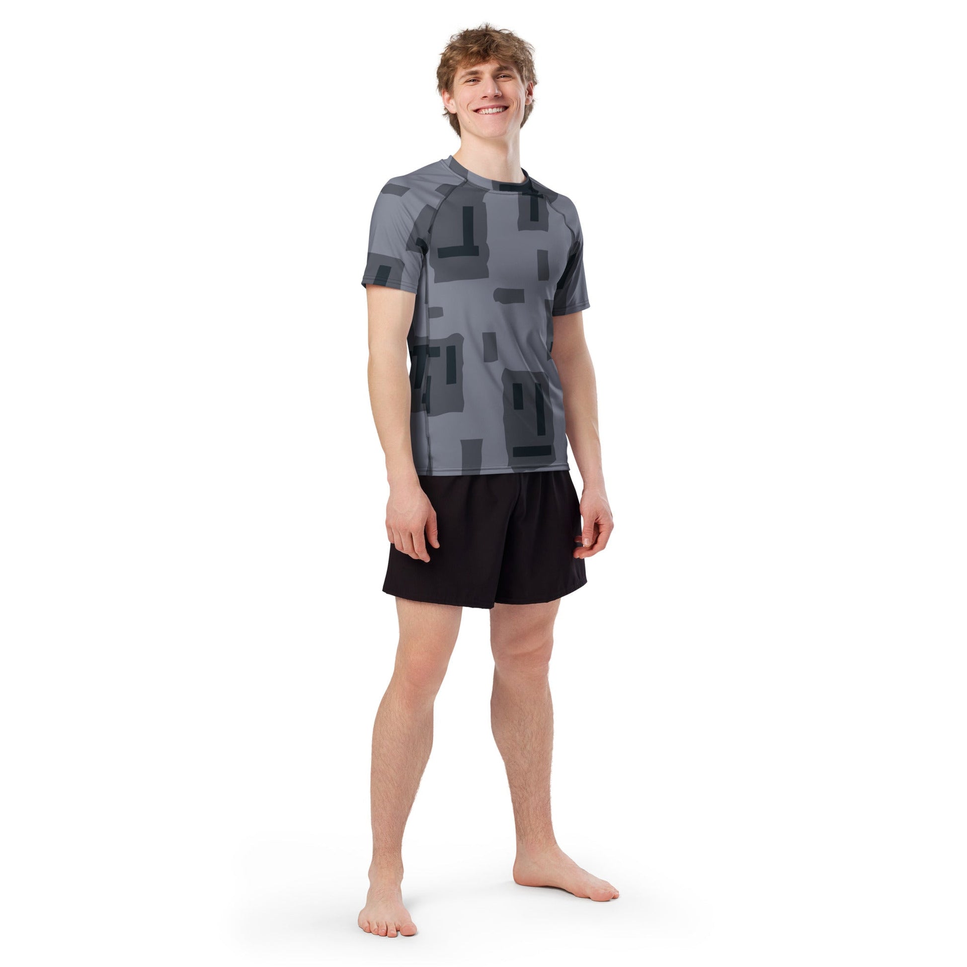 American T-Block Urban CAMO Mens Short-Sleeve Rash Guard - Short-sleeve Guards