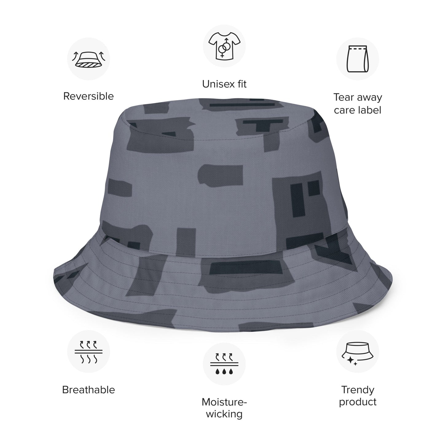 American T-Block Urban CAMO Reversible bucket hat - Bucket Hats