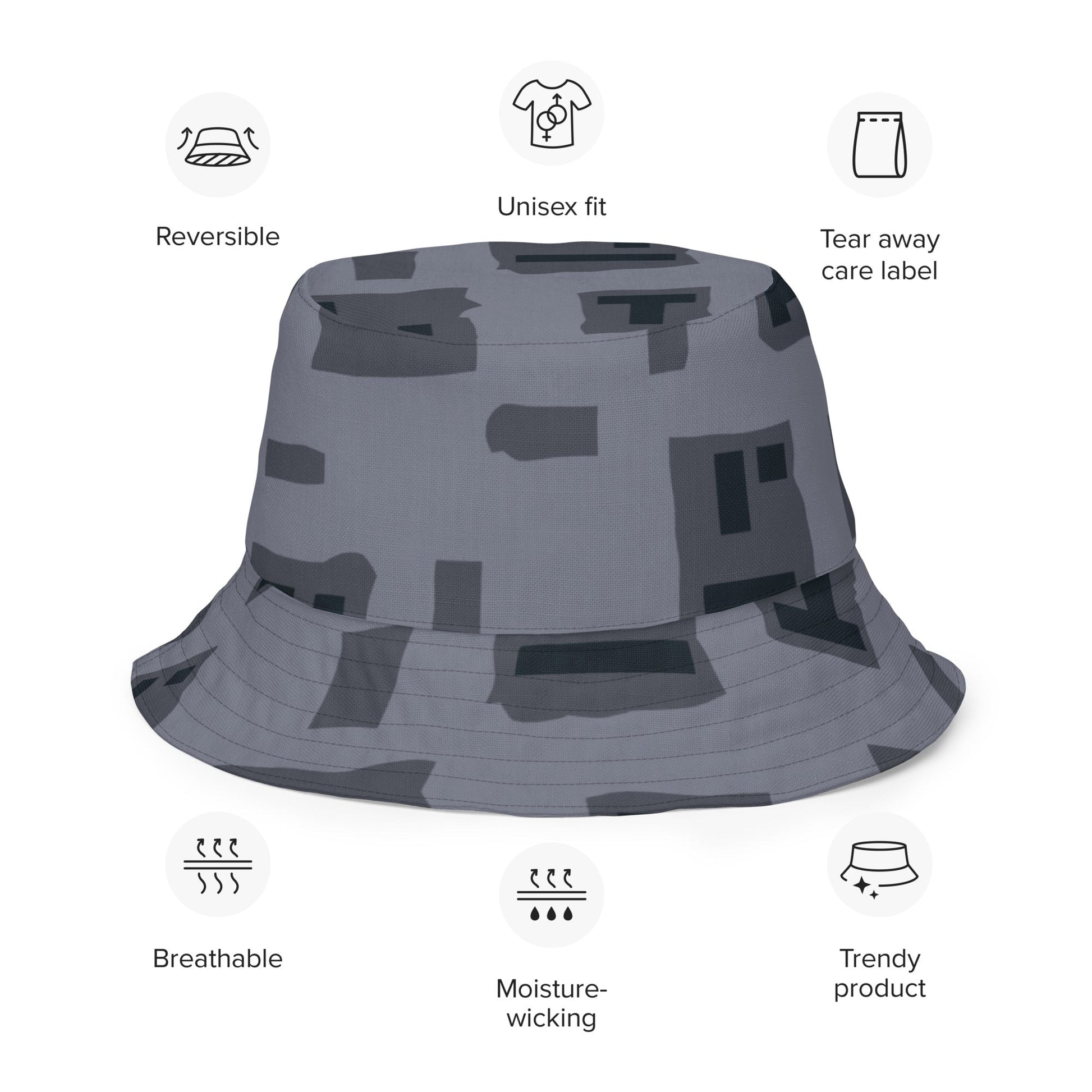American T-Block Urban CAMO Reversible bucket hat - Bucket Hats