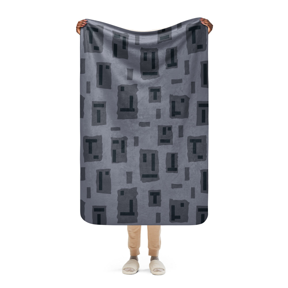 American T-Block Urban CAMO Sherpa blanket - 37″×57″ - Blanket