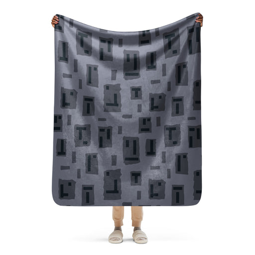 T-Block Urban CAMO Sherpa Blanket - 50″×60″