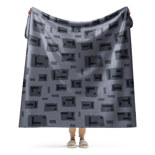 T-Block Urban CAMO Sherpa Blanket - 60″×80″