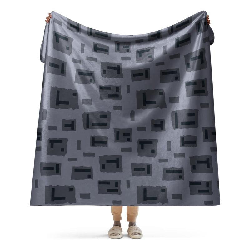 American T-Block Urban CAMO Sherpa blanket - 60″×80″