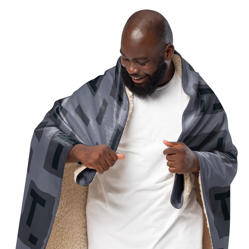 T-Block Urban CAMO Sherpa Blanket