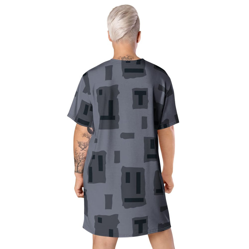 American T-Block Urban CAMO T-shirt dress
