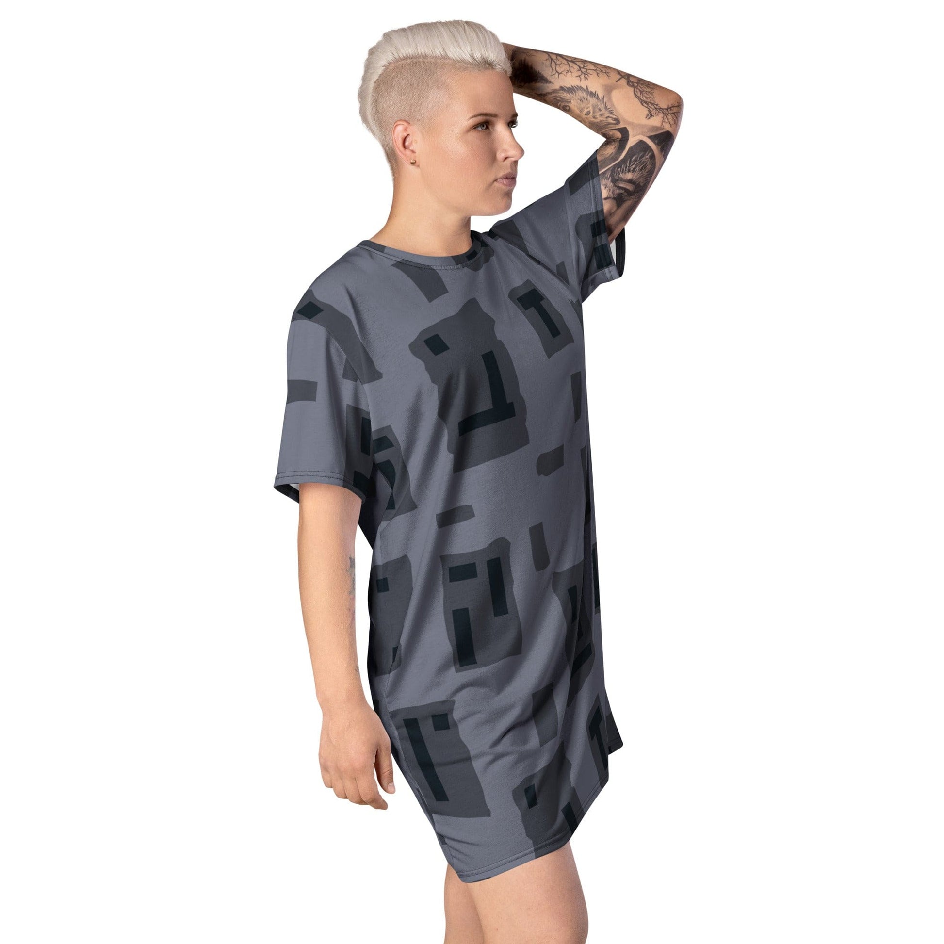 American T-Block Urban CAMO T-shirt dress - Womens T-Shirt Dress