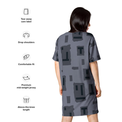 American T-Block Urban CAMO T-shirt dress - Womens T-Shirt Dress