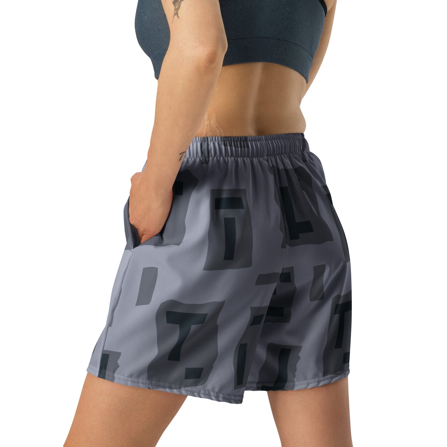 American T-Block Urban CAMO Unisex Athletic Long Shorts