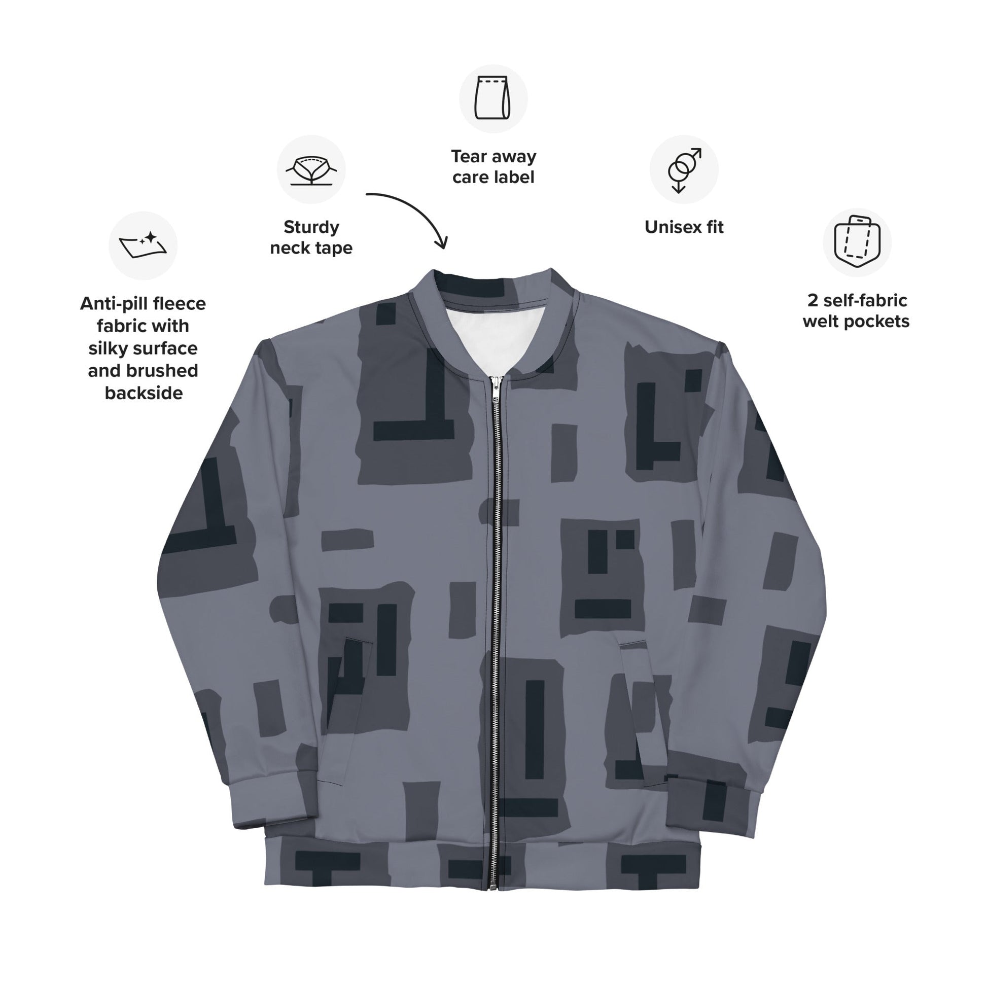 American T-Block Urban CAMO Unisex Bomber Jacket - Jackets