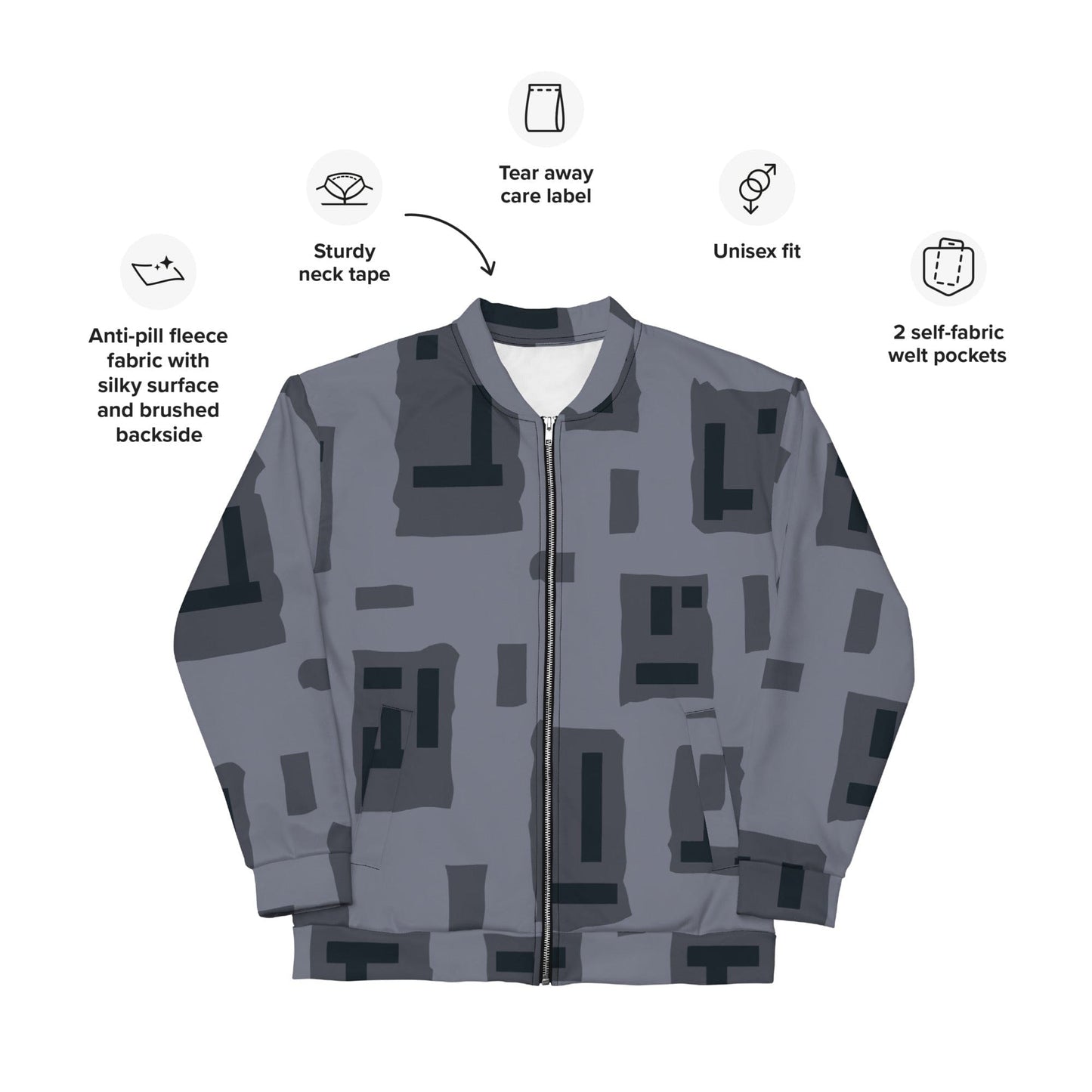 American T-Block Urban CAMO Unisex Bomber Jacket