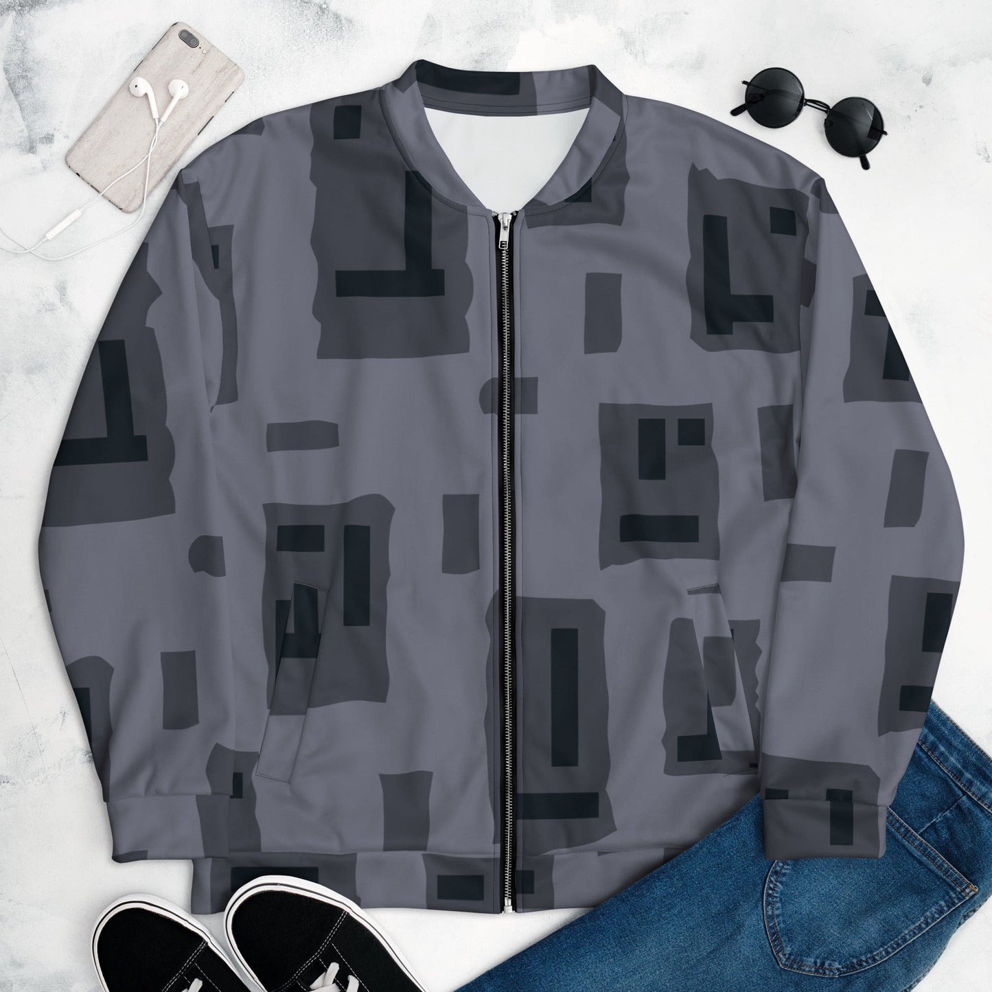 American T-Block Urban CAMO Unisex Bomber Jacket - XS