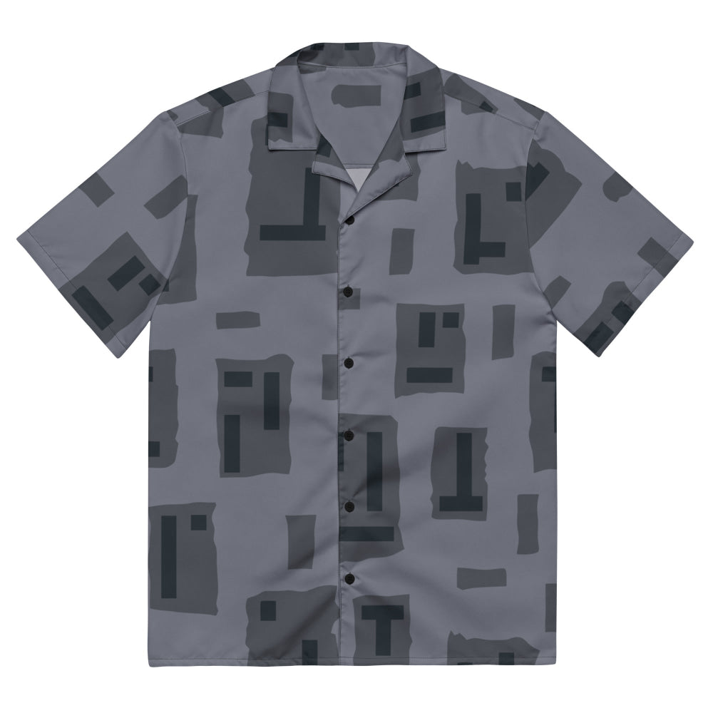 American T-Block Urban CAMO Unisex button shirt - 2XS - Button Shirt