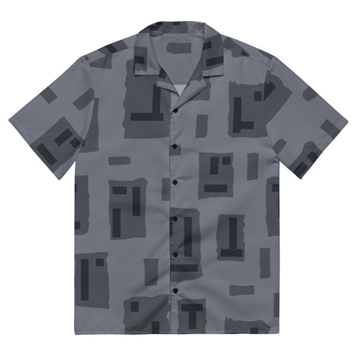 T-Block Urban CAMO Unisex Short-Sleeve Button Shirt - 2XS