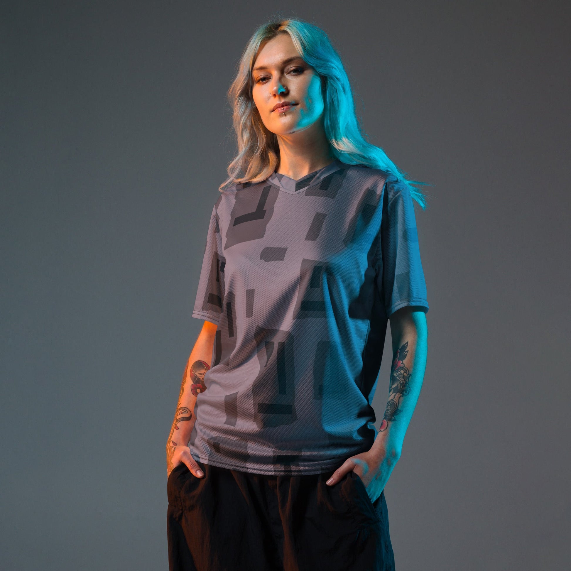 American T Block Urban CAMO unisex sports jersey Sports Jerseys