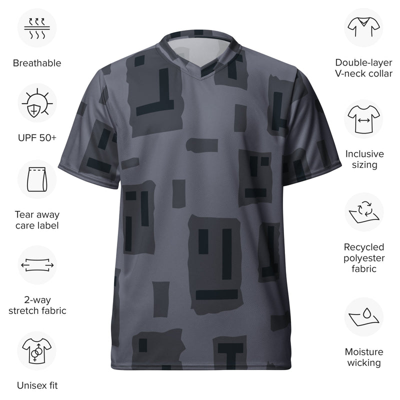 T-Block Urban CAMO Unisex Sports Jersey