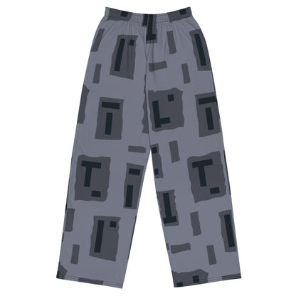 American T-Block Urban CAMO unisex wide-leg pants - 2XS - Unisex Wide-Leg Pants