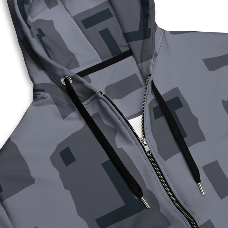 T-Block Urban CAMO Unisex Zip Hoodie