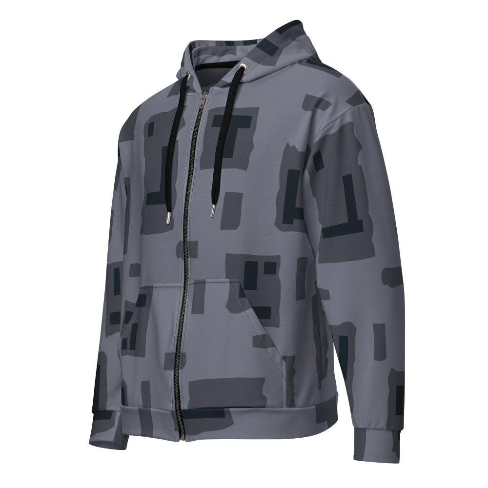 American T-Block Urban CAMO Unisex zip hoodie - Zip Hoodie