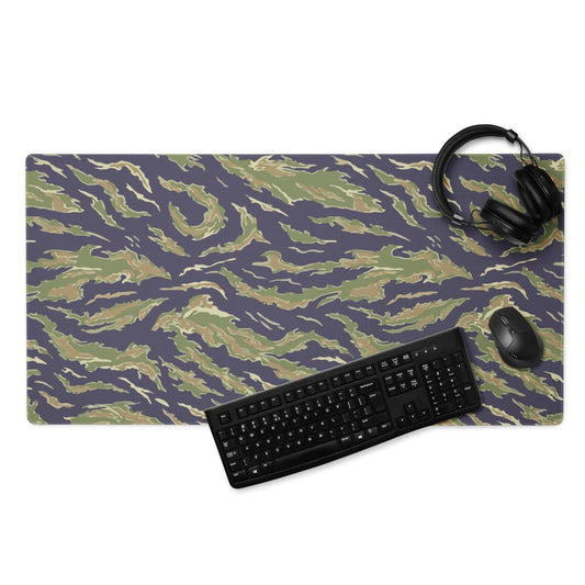 American Tiger Stripe Advisor Type Dense Special Forces CAMO Gaming mouse pad - 36″×18″