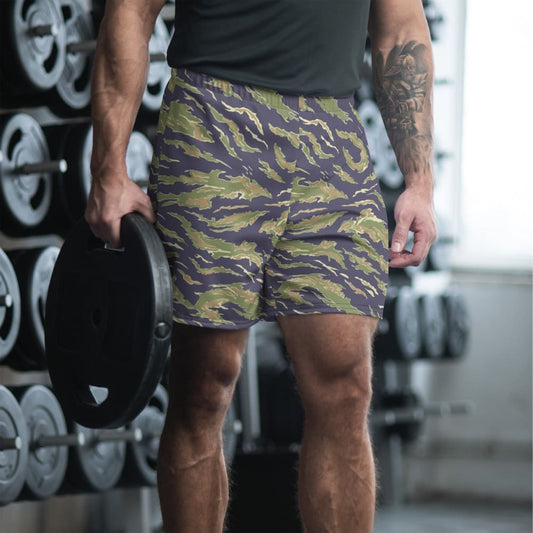 American Tiger Stripe Advisor Type Dense Special Forces CAMO Men’s Athletic Shorts - XS