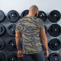 American Tiger Stripe Advisor Type Dense Special Forces CAMO Men’s Athletic T-shirt