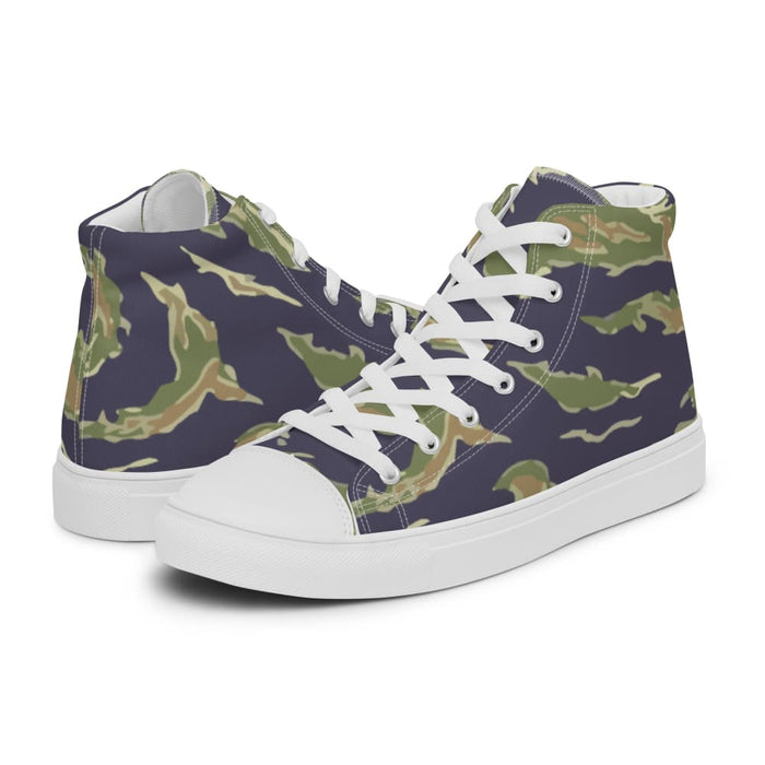 American Tiger Stripe Advisor Type Dense Special Forces CAMO Men’s high top canvas shoes