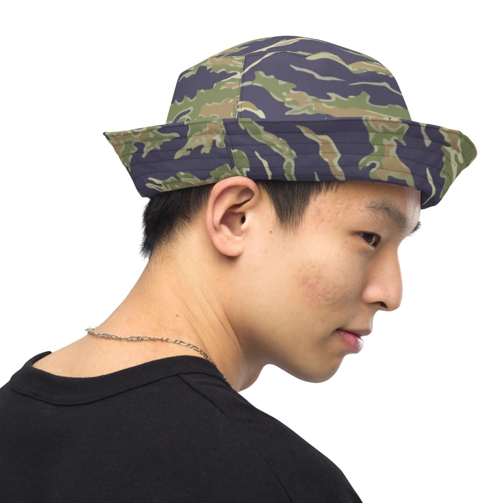 American Tiger Stripe Advisor Type Dense Special Forces CAMO Reversible bucket hat