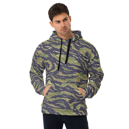 American Tiger Stripe Advisor Type Dense Special Forces CAMO Unisex Hoodie - XS