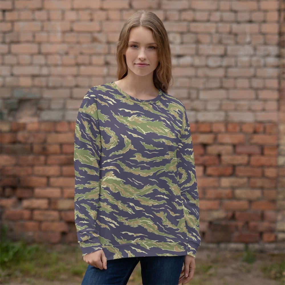 American Tiger Stripe Advisor Type Dense Special Forces CAMO Unisex Sweatshirt