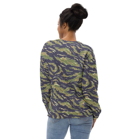 American Tiger Stripe Advisor Type Dense Special Forces CAMO Unisex Sweatshirt